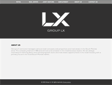 Tablet Screenshot of grouplx.com